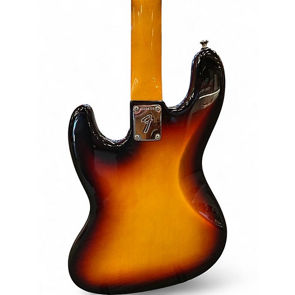 Used Fender 1966 American Vintage Jazz Bass 3 Color Sunburst Electric Bass Guitar