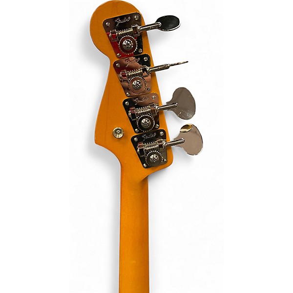 Used Fender 1966 American Vintage Jazz Bass 3 Color Sunburst Electric Bass Guitar