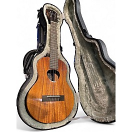Used K Aloha Silver Tenor Natural Ukulele