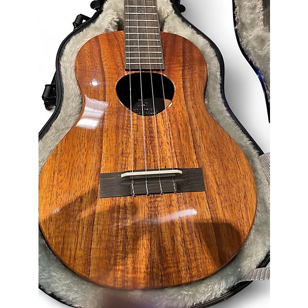 Used K Aloha Silver Tenor Natural Ukulele
