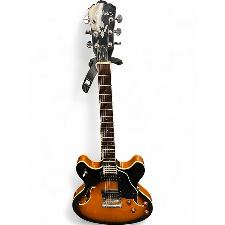 Washburn HB-30 (プチ改造) Used Washburn HB30 sunburst Hollow Body Electric Guitar