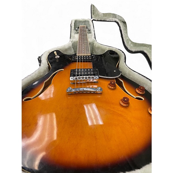Used Washburn HB30 sunburst Hollow Body Electric Guitar