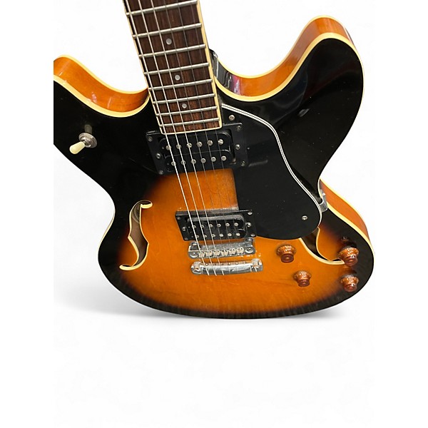 Washburn HB-30 (プチ改造) Used Washburn HB30 sunburst Hollow Body Electric Guitar