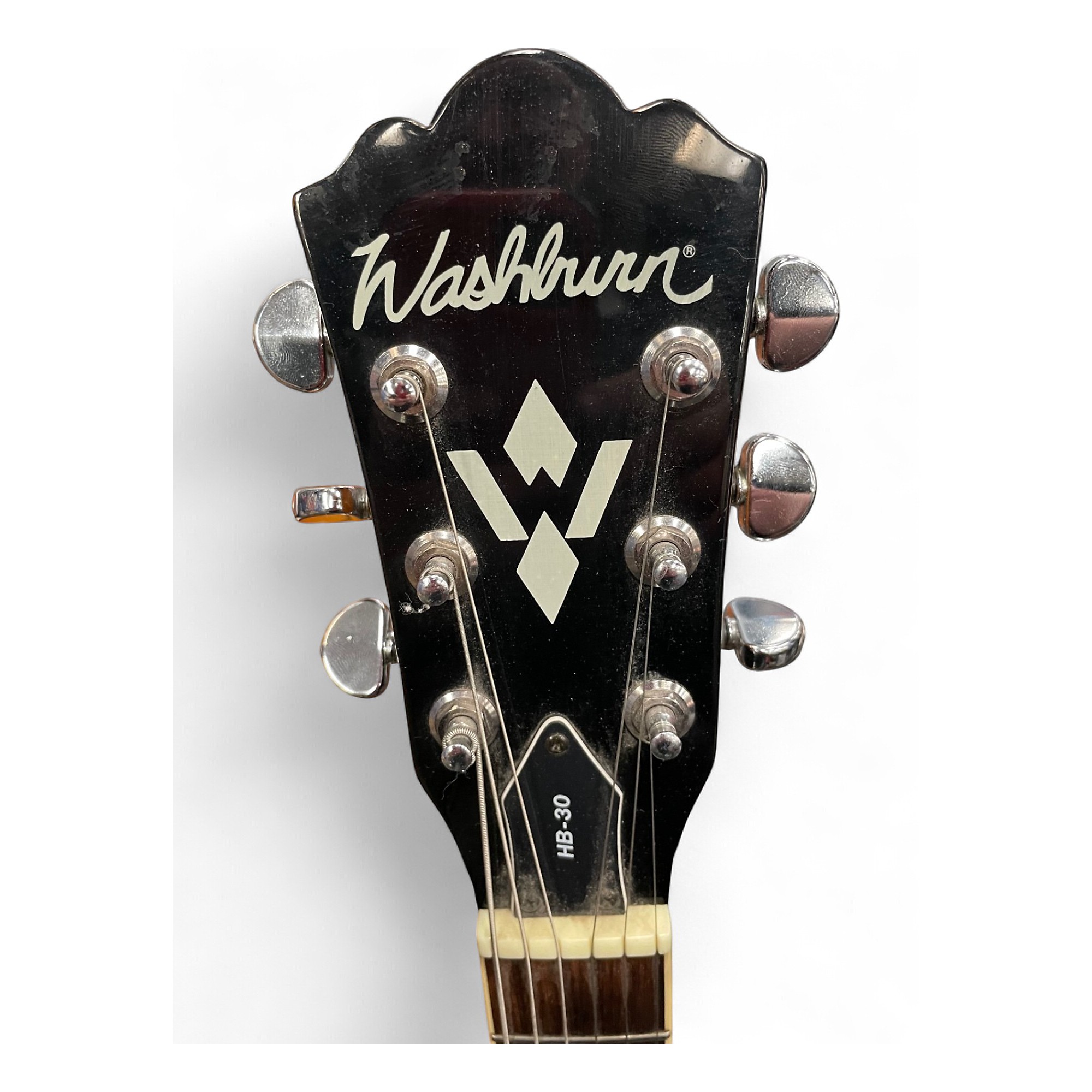Used Washburn HB30 sunburst Hollow Body Electric Guitar sunburst