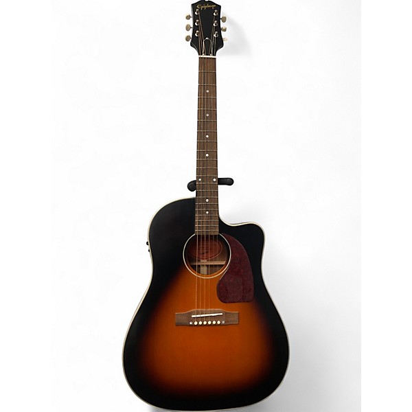 Used Epiphone J-45 Tobacco Burst Acoustic Electric Guitar