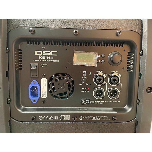 Used QSC KS118NA Powered Subwoofer
