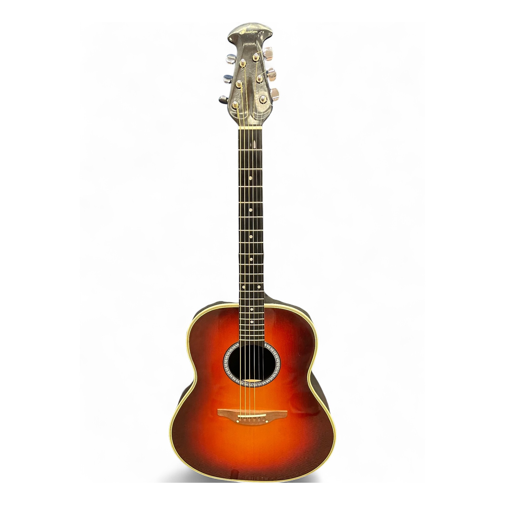 Used 1976 Ovation 1132-1 Sunburst Acoustic Guitar Sunburst