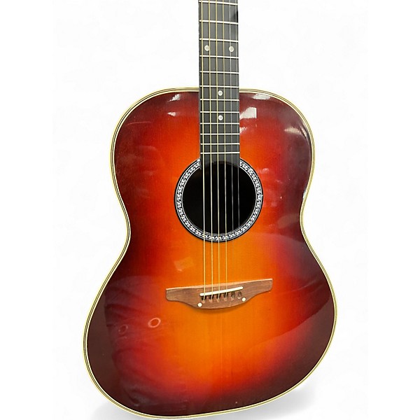 Used 1976 Ovation 1132-1 Sunburst Acoustic Guitar
