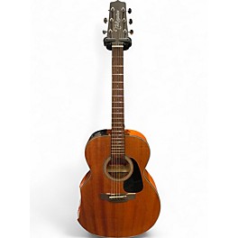 Used Takamine GLN11E NS Natural Acoustic Electric Guitar