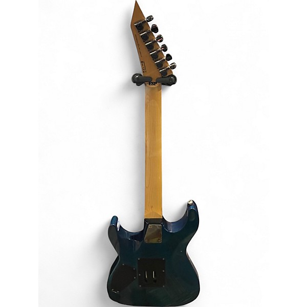 Used ESP MH103 Metallic Aqua Marine Solid Body Electric Guitar