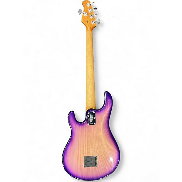 Used Ernie Ball Music Man StingRay 5 Special HH Purple Sunset Electric Bass Guitar
