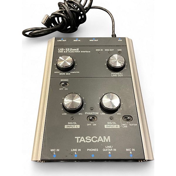Used TASCAM us122 mkII Audio Interface