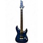 Used Schecter Guitar Research C1 Platinum Blue Solid Body Electric Guitar thumbnail