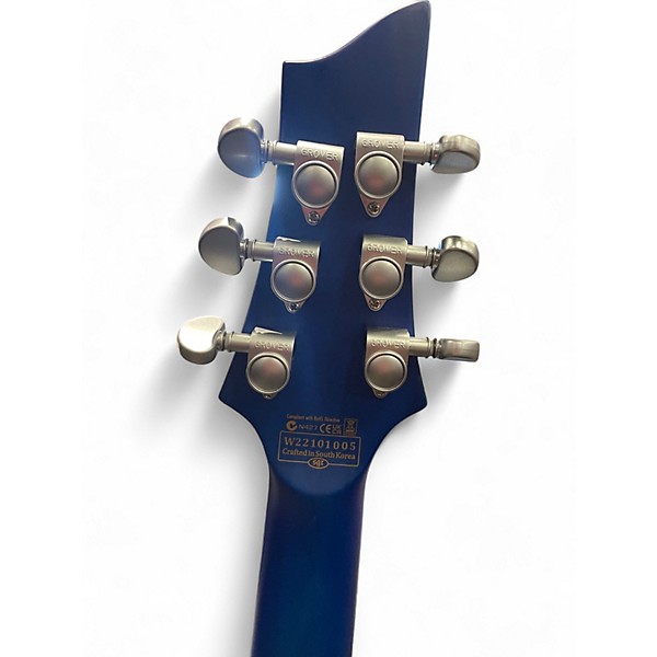 Used Schecter Guitar Research C1 Platinum Blue Solid Body Electric Guitar
