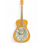 Used Dobro Hound Dog Deluxe Round Neck Natural Resonator Guitar thumbnail