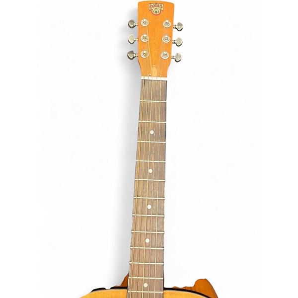 Used Dobro Hound Dog Deluxe Round Neck Natural Resonator Guitar