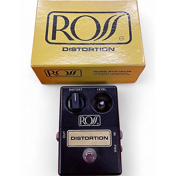 Vintage 1986 Ross Distortion Effect Pedal