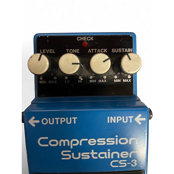 Used BOSS CS3 Compressor Sustainer Effect Pedal