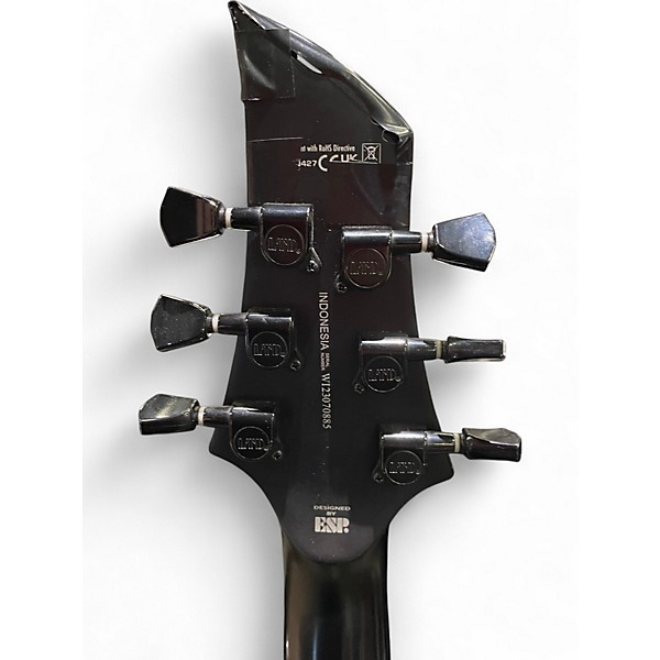 Used ESP LTD HEX-200 Black Solid Body Electric Guitar