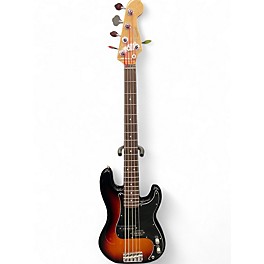 Used Fender American Standard Precision Bass V 5 String 3 Color Sunburst Electric Bass Guitar
