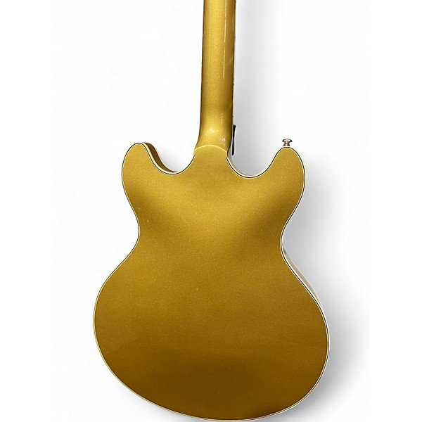 Used Schecter Guitar Research Corsair Gold Hollow Body Electric Guitar