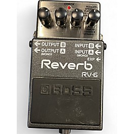 Used BOSS RV6 Digital Reverb Effect Pedal