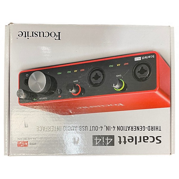 [中古] Focusrite Scarlett 4i4 第3世代 Scarlett 4i4 - Refurbished | Focusrite