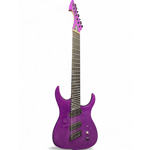 Used Ormbsy GTR7 Violet Crumble Solid Body Electric Guitar