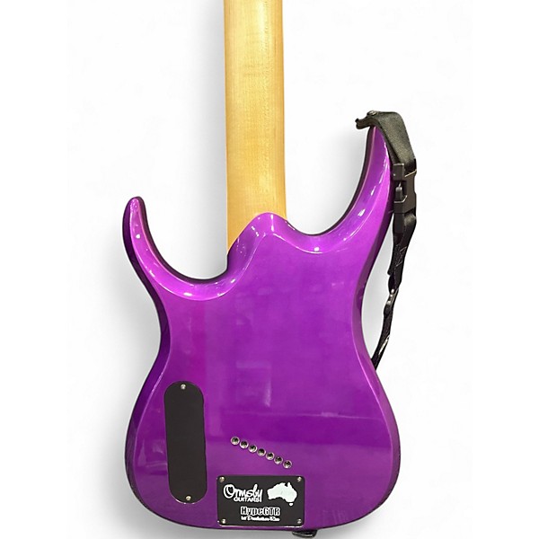 Used Ormbsy GTR7 Violet Crumble Solid Body Electric Guitar