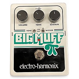 Used Electro-Harmonix Green Russian Big Muff Pi Fuzz Effect Pedal