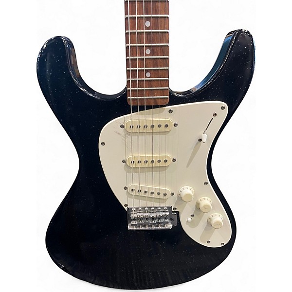 Used Danelectro Dano-Blaster Black Sparkle Solid Body Electric Guitar