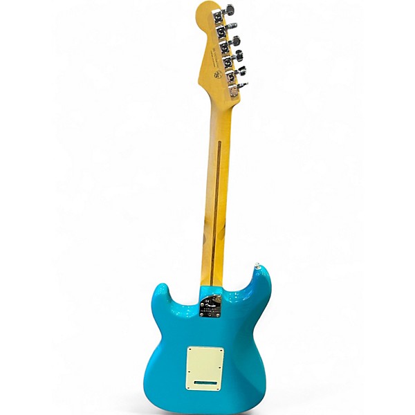 Used Fender American Professional II Stratocaster Blue Solid Body Electric Guitar