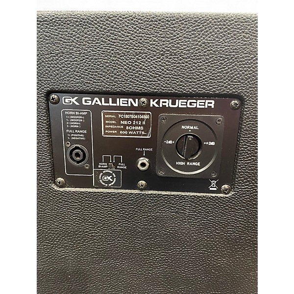 Used Gallien-Krueger neo 212 II Bass Cabinet
