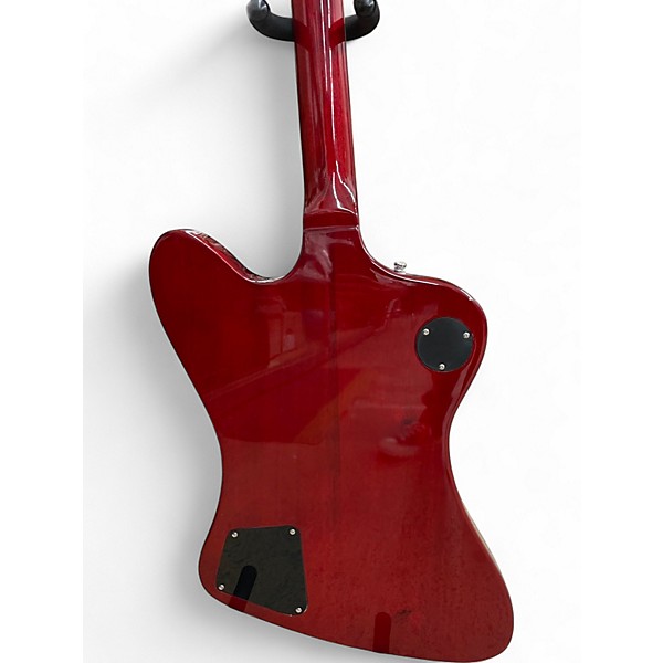 Used Mvg Firebird Transparent Red Solid Body Electric Guitar