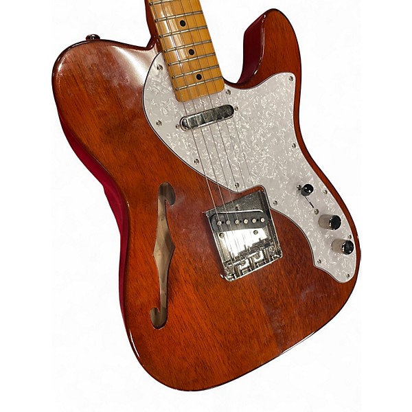 Used Squier Classic Vibe Telecaster Thinline Natural Hollow Body Electric Guitar
