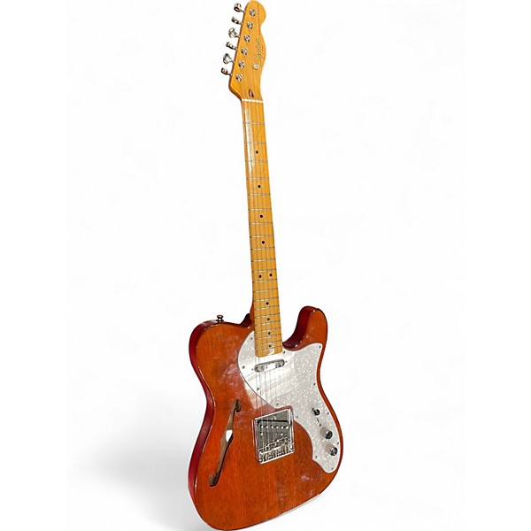 Used Squier Classic Vibe Telecaster Thinline Natural Hollow Body Electric Guitar