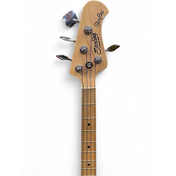 Used Sterling Sting Ray 2 Tone Sunburst Electric Bass Guitar
