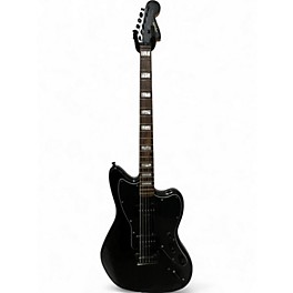 Used Squier Vintage Modified Baritone Jazzmaster Black Solid Body Electric Guitar