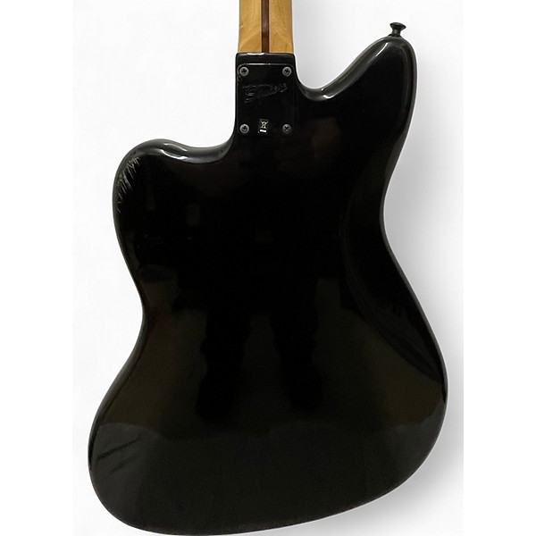 Used Squier Vintage Modified Baritone Jazzmaster Black Solid Body Electric Guitar