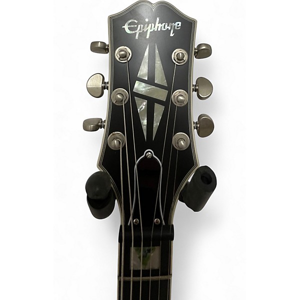 Used Epiphone Prophecy Les Paul Custom Plus olive tiger Solid Body Electric Guitar