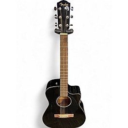 Used Fender CC60SCE Black Acoustic Electric Guitar