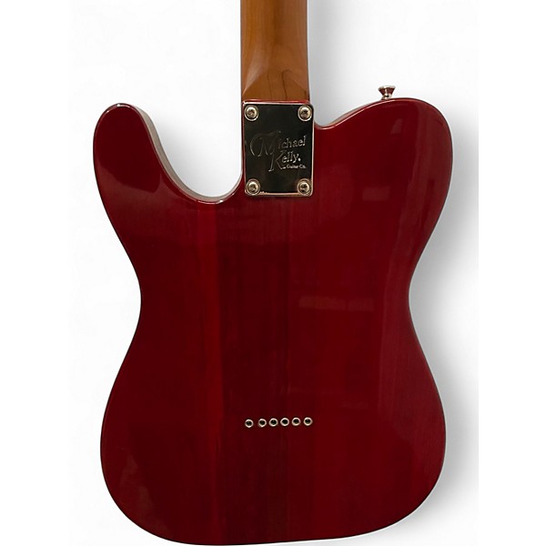 Used Michael Kelly 59 PORT Trans Red Hollow Body Electric Guitar