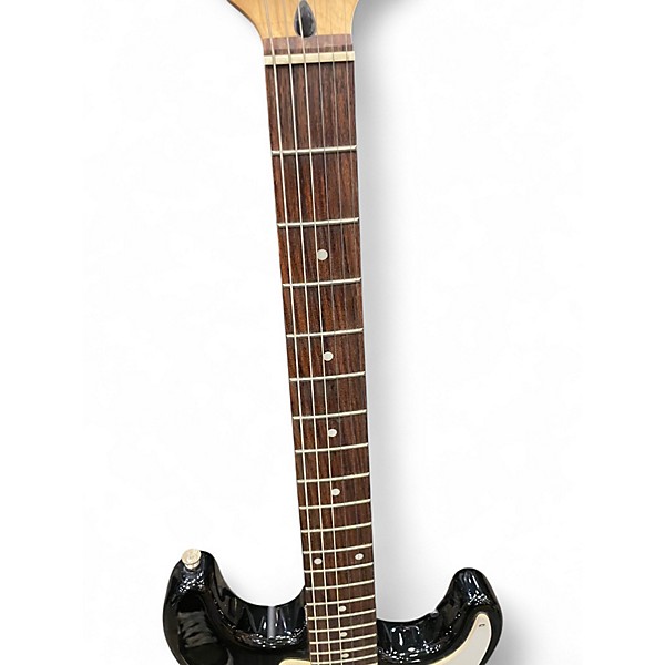 Used Squier Standard Stratocaster Black Solid Body Electric Guitar