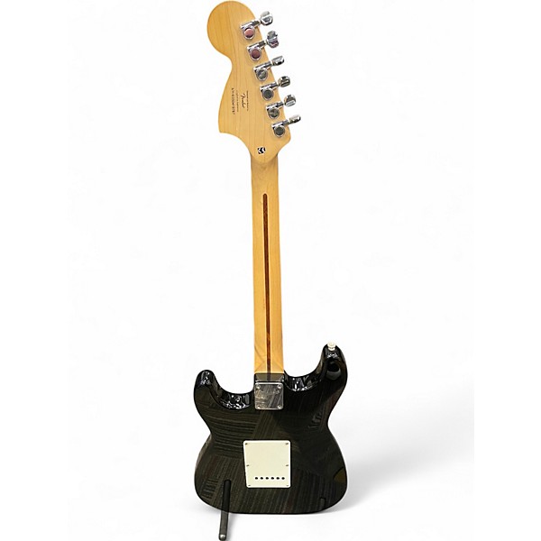 Used Squier Standard Stratocaster Black Solid Body Electric Guitar