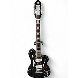 Used Eastwood Deerhoof Black Hollow Body Electric Guitar