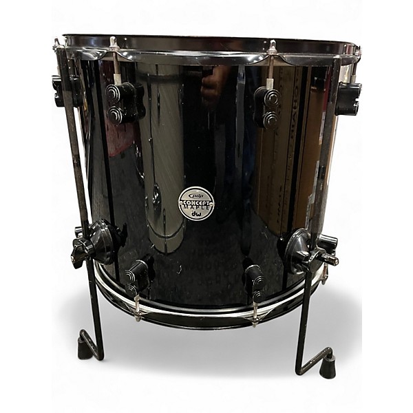 Used PDP by DW 5 Piece Concept Series Black Drum Kit