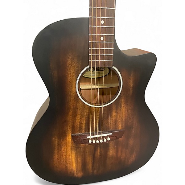 Used D'Angelico DAPCSG200ATBAP Aged Trans Black Acoustic Electric Guitar