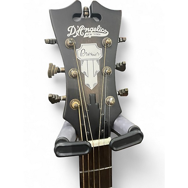 Used D'Angelico DAPCSG200ATBAP Aged Trans Black Acoustic Electric Guitar