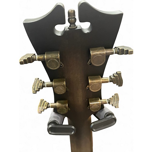 Used D'Angelico DAPCSG200ATBAP Aged Trans Black Acoustic Electric Guitar