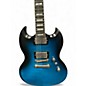 Used Epiphone SG Prophecy Custom GX Blue Solid Body Electric Guitar